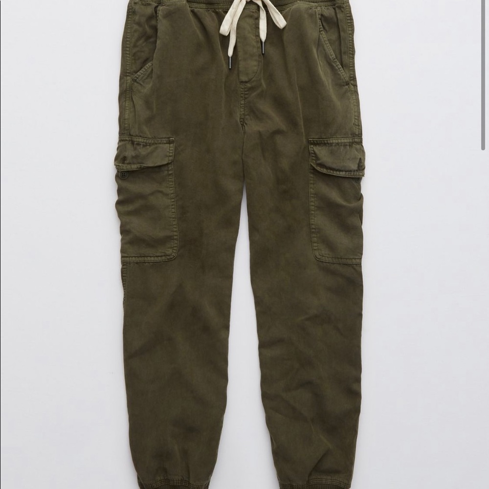 Aerie Twill Cargo Jogger